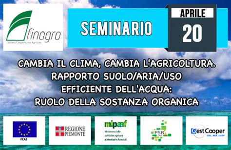 20 Aprile 2018 Seminario Cambia Il Clima Cambia L Agricoltura