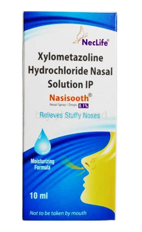 Buy Nasosmooth Nasal Solution Xylometazoline Hydrochloride Online