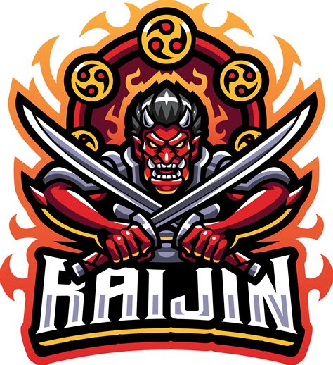 Raijin Esport Mascot Logo Design By Visink Thehungryjpeg