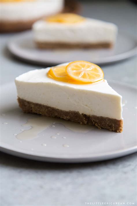 No Bake Greek Yogurt Cheesecake The Little Epicurean