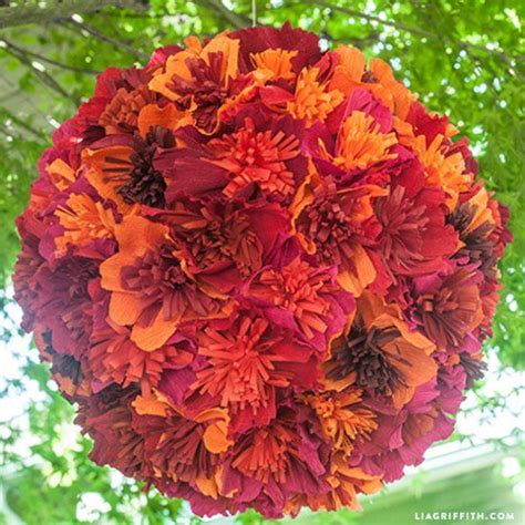 Make This Colorful Paper Flower Pinata For Your Next Summer Fiesta