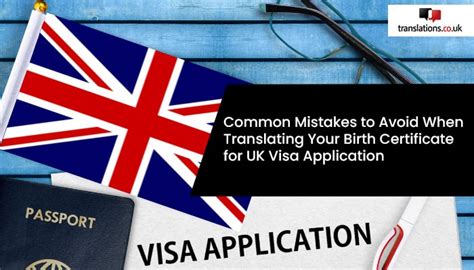 The Importance Of A Birth Certificate For Uk Visa Application