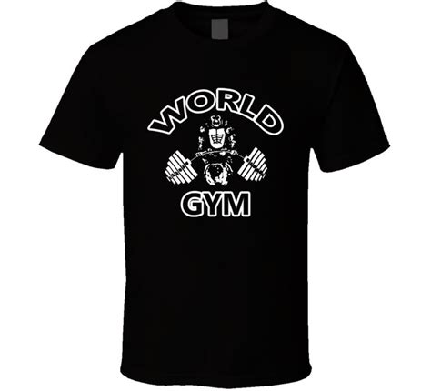 Golds Gym World Gym T Shirt Gym World Golds Gym Gym Tshirts