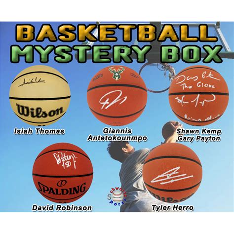 Full Size Basketball Signed Mystery Box Series 35 Limited To 125