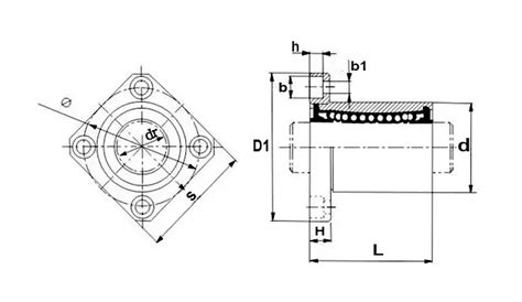 Lmek Tf Won Teflon Lineer Rulman Sts Rulman