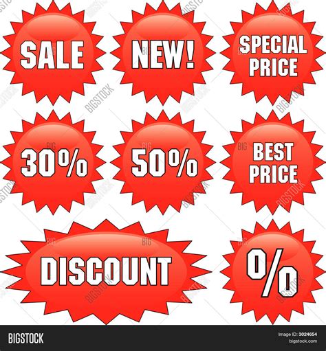 Discount Labels Vector Photo Free Trial Bigstock