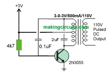 3v To 110220v Converter Circuit