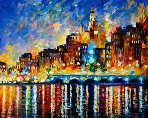 0063 阿夫列莫夫绘画油画图集TIF leonid afremov作品 155 油画超高清大图原图扫描真迹全图书画图片下载