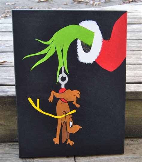 How The Grinch Stole Christmas Canvas Painting By Muralsyourway 5800