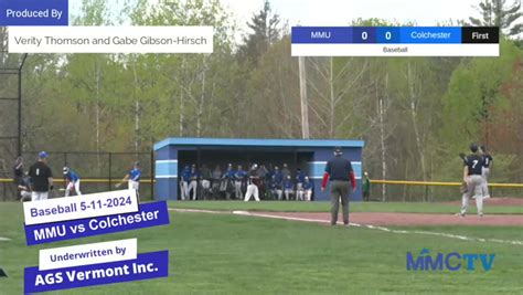 Mmu Boys Baseball Colchester 5 11 24 Mmctv Free Download Borrow