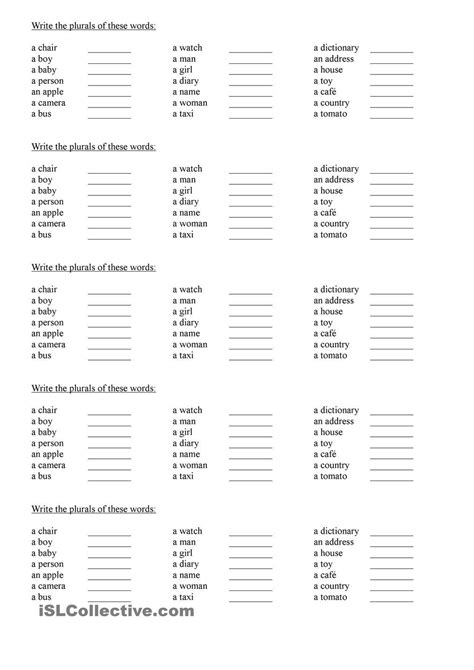 Grammar Worksheets For 6th Grade Nouns