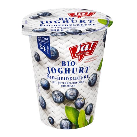 Ja Natürlich Heidelbeere Fruchtjoghurt BILLA Online Shop