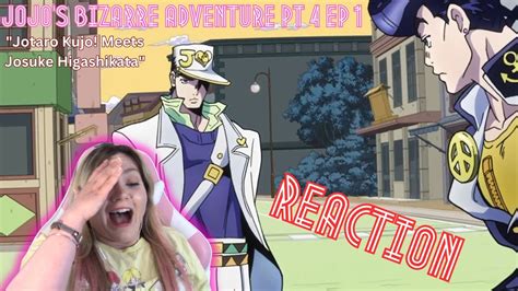 Jojo S Bizarre Adventure Part 4 Ep 1 Jotaro Kujo Meets Josuke