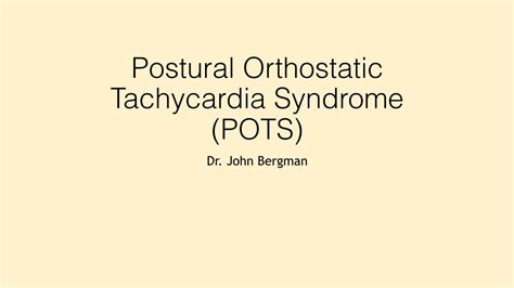 Pdf Postural Orthostatic Tachycardia Syndrome Pots Powerpoints S