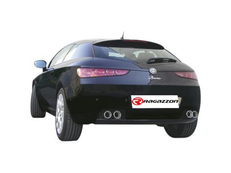 Best Exhaust Ragazzon Alfa Romeo Brera Spider Stainless Steel Rear