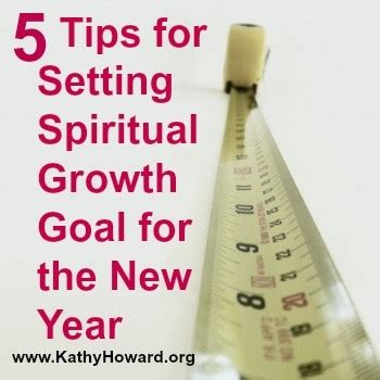 5 Tips for Setting Spiritual Growth Goals for the New Year