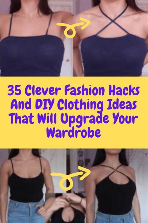 Diy Clothes Hacks Diy Clothes And Shoes Clothing Hacks Upcycle