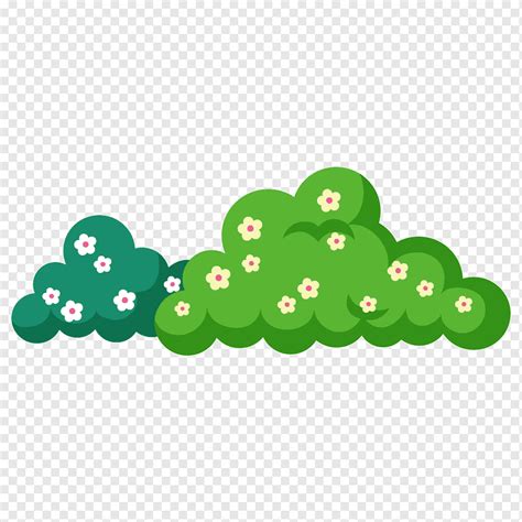 Green Grass Illustration Shrub Illustration Creative Green Bush