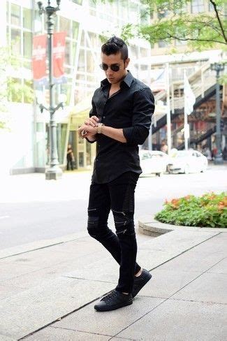 Outfit Black Convinaciones De Ropa Hombre Outfits Con Tenis Negros