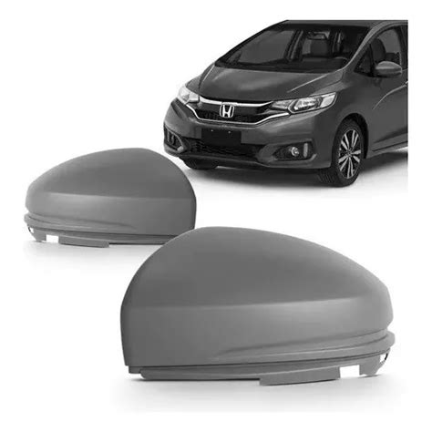 Capa Retrovisor Honda Fit Ano 2015 Até 2021 Sem Furo Pisca