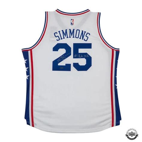 Signed Ben Simmons Jersey - & Inscribed Home