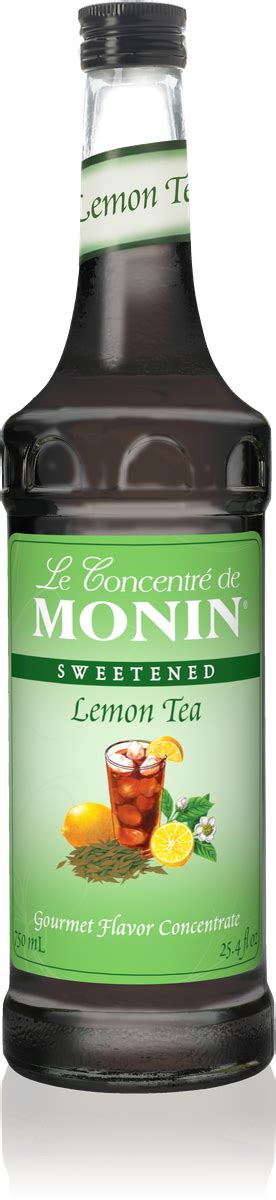 Monin Lemon Tea 7 1 Concentrate 750ml Glass Bottle Dilworth Coffee