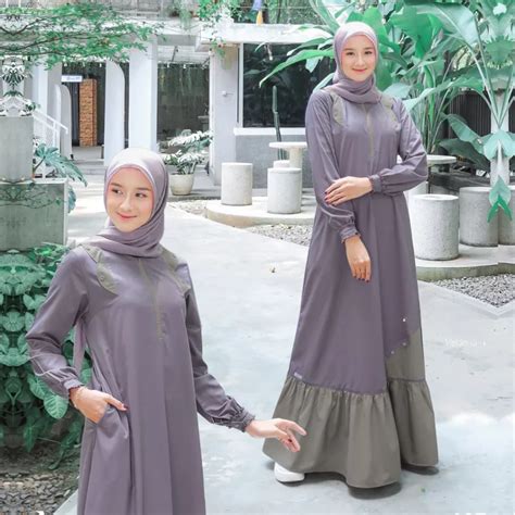 Gamis Warna Ungu Ethica Yang Buat Kamu Elegant Mempesona