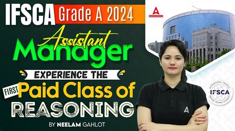 Ifsca Grade A Experience The First Paid Class Of Reasoning By