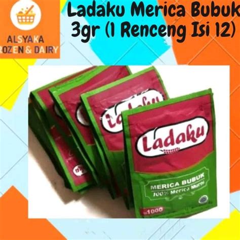 Jual Ladaku Merica Bubuk Gr Renceng Isi Shopee Indonesia