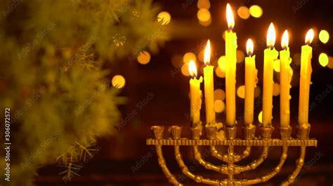 The Sixth Night Of Hanukkah Six Lights In The Menorah Chanukah Is The