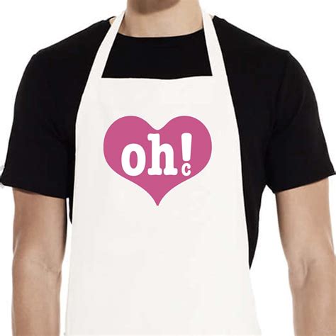 Organic Cotton Apron From Ohc Pink