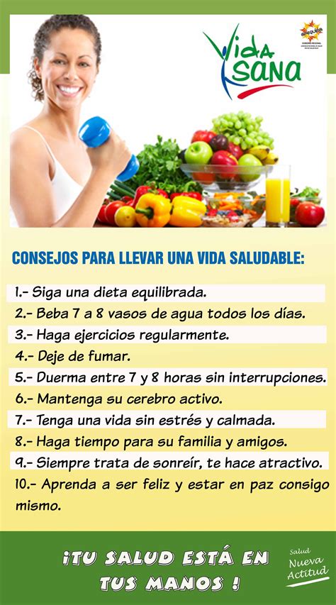 Afiche Estilo De Vida Saludable