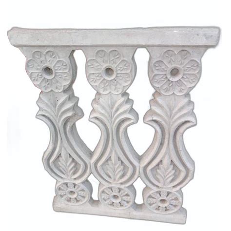 Balcony Grill Ft Designer White Cement Jali At Rs Piece In