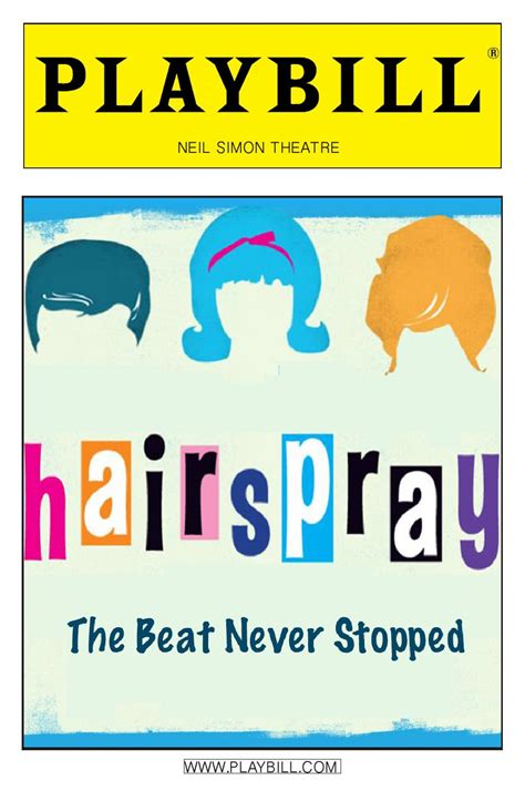 Hairspray Playbill