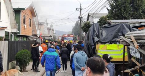 Una Persona Fallecida Dejó Incendio De Vivienda En Concepción Sabescl