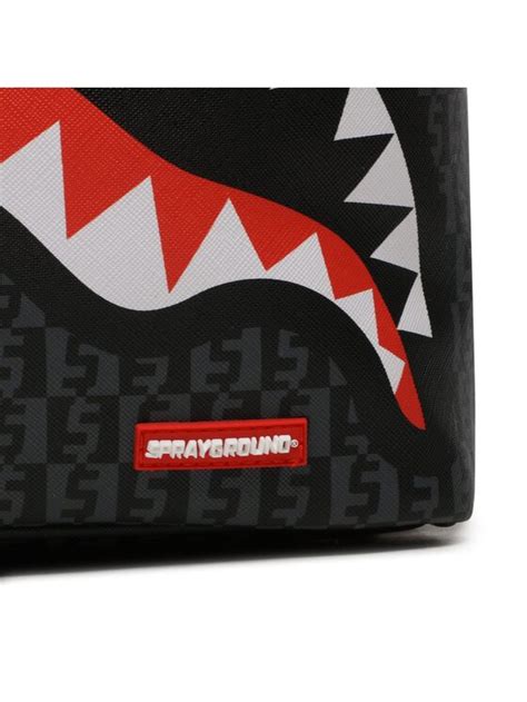 Sprayground Zaino Money Check Grey Savage B Nsz Nero Modivo It