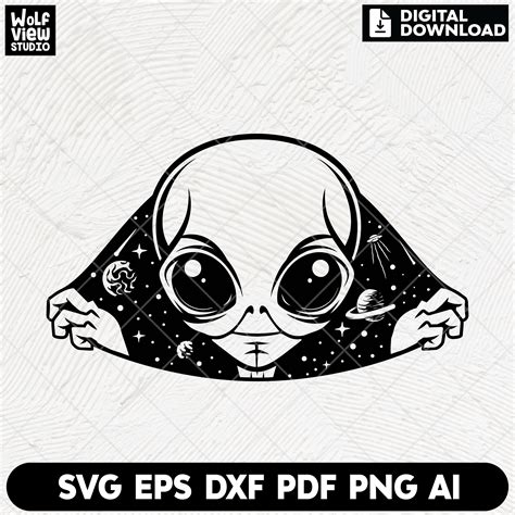 Alien Face Svg Alien Svg Alien Png Alien Silhouette Alien Shirt Svg