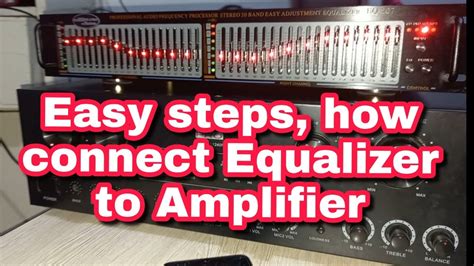 Easy Steps How To Connect Equalizer To Amplifier Tutorial YouTube