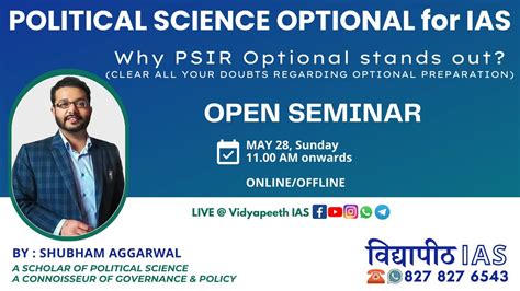 POLITICAL SCIENCE OPTIONAL OPEN SESSION 28 05 2023 SHUBHAM