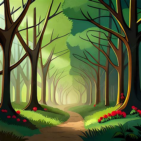 Forest Nature Background Forest Jungle Lonely Background Image And