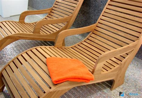 Шезлонг для бани своими руками