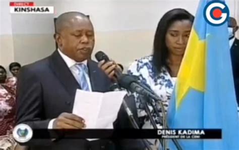 Rdc Le Nouveau Bureau De La Ceni Conduit Par Denis Kadima A Pr T