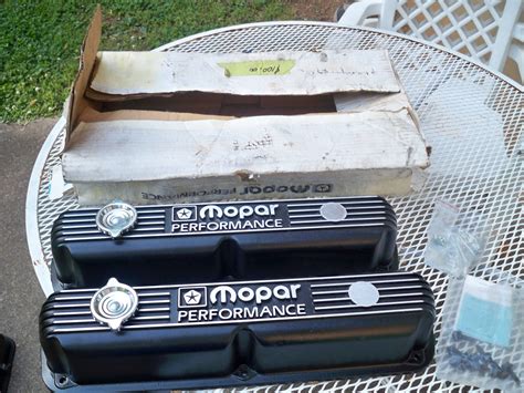 Sold Mopar Performance Valve Covers Small Block For A Bodies Only Mopar Forum