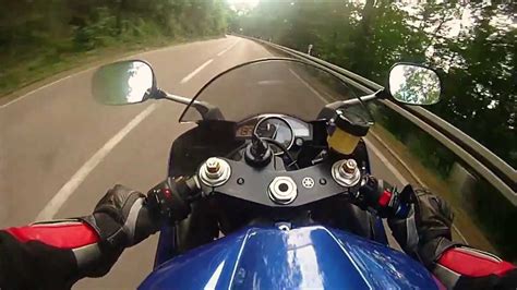 Yamaha R6 48PS 35kW Akrapovic Onboard HD YouTube