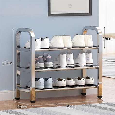 Rak Kasut Shoe Rack Rak Besi Bertingkat Shoe Cabinet Rack Shelf Shoes