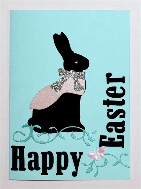 Chocolate Easter Bunny Card PaperPapers Blog