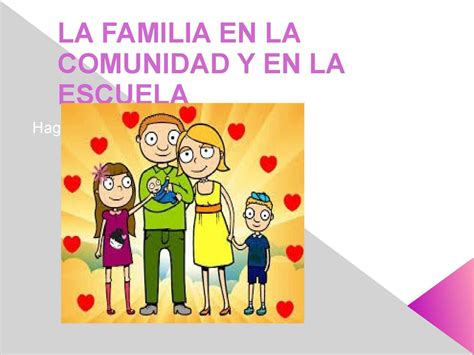 La Familia En La Comunidad Y La Escuela Escuela Y Comunidad Escuela