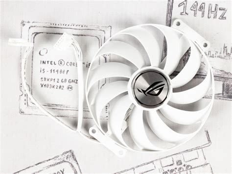 Вентилятор для видеокарты Asus ROG Strix White RTX 3070 3080 Ti 3090 ...