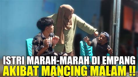 Ucok Baba Di Marahi Istri Di Empang Akibat Bawa Adam Mancing Tengah