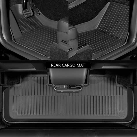 Maysoo Floor Mats For Tesla Model Y 2023 2021 5 Seat Accessories All